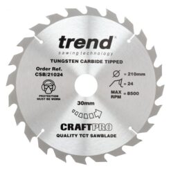 TREND CRAFTPRO Saw Blade (210x30mm, 36T)