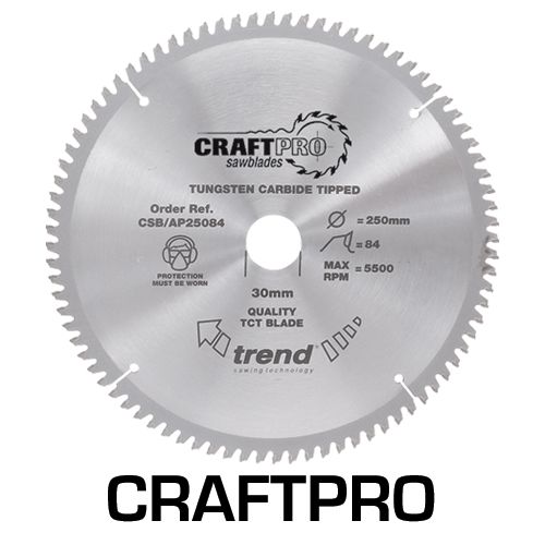 TREND CRAFTPRO Saw Blade (184x16mm, 58T, TC)