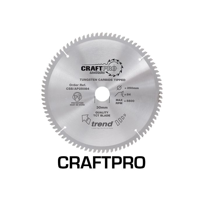 TREND CRAFTPRO Saw Blade (184x30mm, 58T, TC)