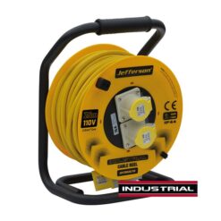 JEFFERSON Cable Reel (110V, 25m, 16A, 2.5mm, 2 Socket)