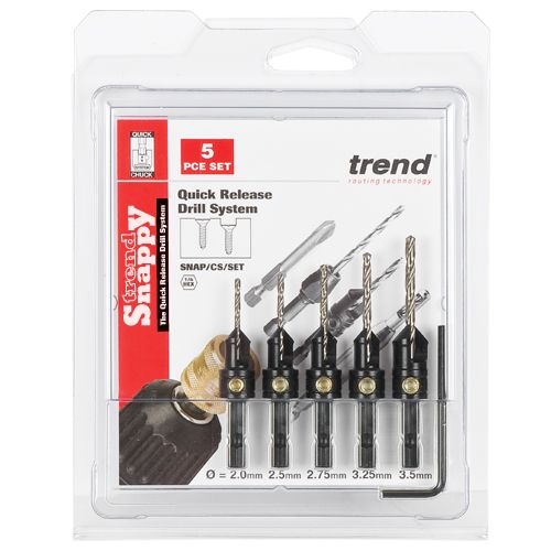 TREND SNAPPY Drill Countersink Set (5 Piece)