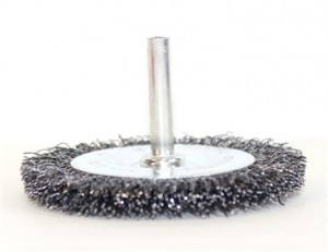 SADU Wire Wheel Brush (70mm, Steel, 6mm Shank)