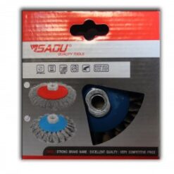 SADU Wire Conical Knot Brush