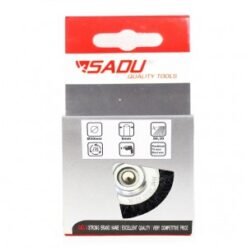 SADU Wire Wheel Brush (75mm, Steel, 6mm Shank)