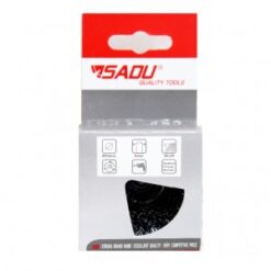 SADU Wire Cup Brush (75mm, Steel, 6mm Shank)