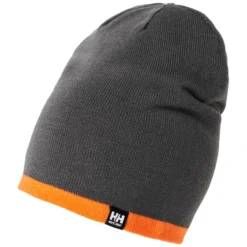 HELLY HANSEN Manchester Beanie (Dark Grey/Orange)