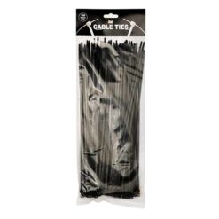 ARC Cable Ties (360x4.8mm, Black, 100 Piece)