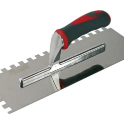FAITHFULL Notched Trowel (10mm, 330x115mm/13x4.1/2", Soft G)