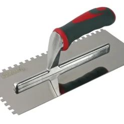 FAITHFULL Notched Trowel (6mm, 280x115mm/11x4.1/2", Soft G)