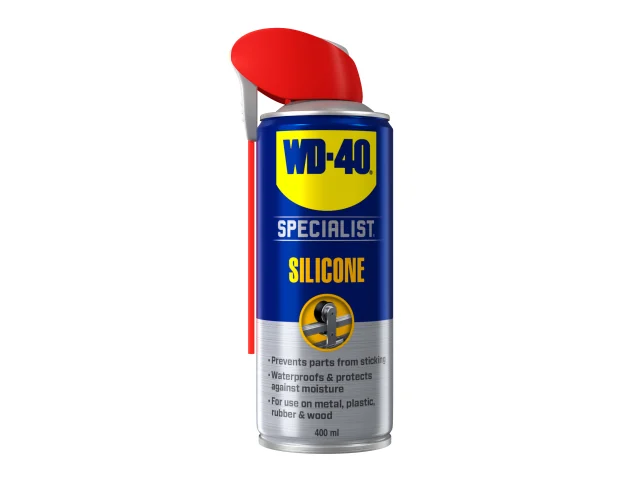 WD-40 Specialist Silicone Spray (400ml, Smart Straw)
