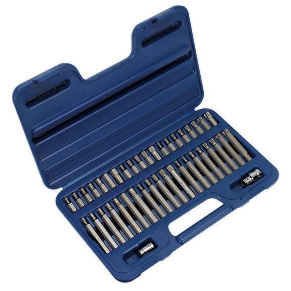 SEALEY TRX/Hex/Spline Bit Set (42 Piece, 3/8" Drive)