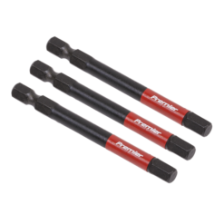 SEALEY Impact Bit (6mm HEX, 75mm, 3 Piece)