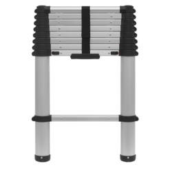 SEALEY Aluminium Telescopic Ladder (2.63m, 9 Thread)