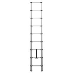 SEALEY Aluminium Telescopic Ladder (2.63m, 9 Thread) - Image 2