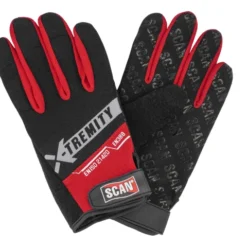 SCAN Work Gloves with Touch Screen Function (Size: 9/L)