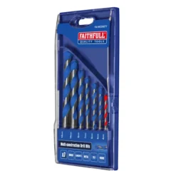 FAITHFULL Multi Construction Drill Set (7 Piece)