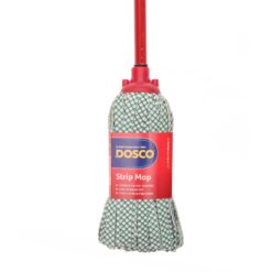 DOSCO Strip Cloth Mop & Handle (Red)