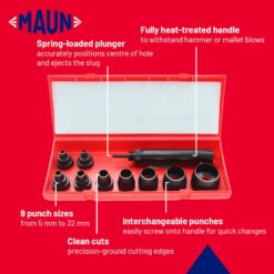 MAUN Metric Wad Punch Kit - Image 2