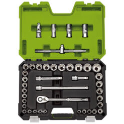 DRAPER Socket Set (1/2" Drive, 41 Piece)