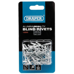 DRAPER Pop Rivets (3.2x10.8mm, x50)