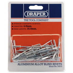 DRAPER Pop Rivets (4x16mm, x50)