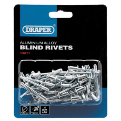 DRAPER Pop Rivets (4.8x10mm, x50)