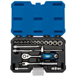 DRAPER Socket Set (1/4" Drive, 20 Piece)