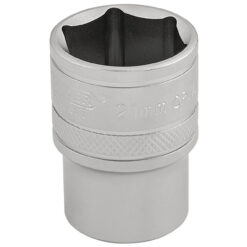 DRAPER 6 Point Socket (21mm, 1/2" Drive)