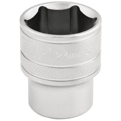 DRAPER 6 Point Socket (24mm, 1/2" Drive)