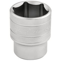 DRAPER 6 Point Socket (27mm, 1/2" Drive)