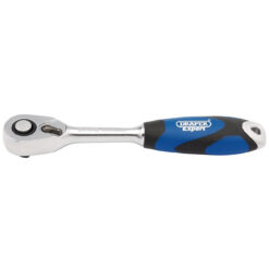 DRAPER Ratchet (1/4" Drive, 72 Tooth, Soft Grip)