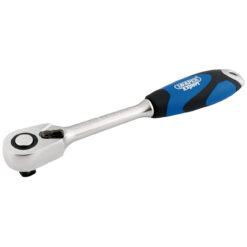 DRAPER Ratchet (1/2" Drive, 72 Tooth, Soft Grip)