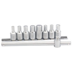 DRAPER Drain Plug Key Set (3/8" Drive, 10 Piece)