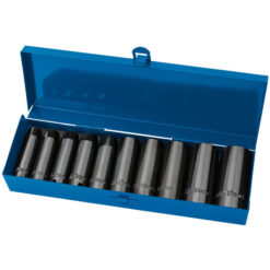 DRAPER Deep Impact Socket Set (1/2", 10 Piece)