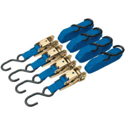 DRAPER Ratchet Tie Down Straps (4.5m, 25mm, 350kg, 4 Piece)