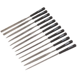 DRAPER Needle File Set (140mm, 12 Piece)