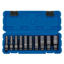 DRAPER Impact Socket Set (10 Piece, Deep, 1/2" Drive)