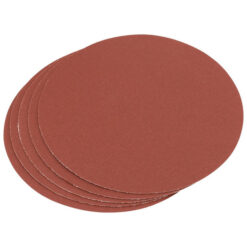 DRAPER Sanding Discs (120G, 150mm/6", Self Adh., 5 Piece)