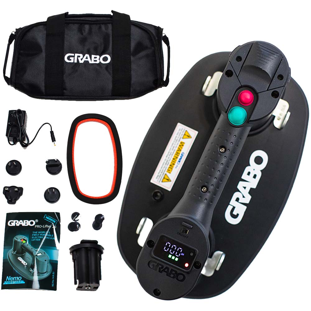 GRABO Pro-Lifter 20 Cordless Vacuum Lifter (170kg, Fabric Bag)