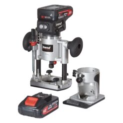 TREND 18V 1/4" Palm Router Kit (2x 4Ah)