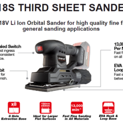 Alternative view of TREND 18V 1/3 Sheet Sander (Bare Unit)