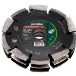 METABO 3 Row Wallchaser Diamond Disc (125mm, 28.5mm, CD3)