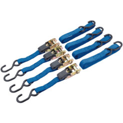 DRAPER Ratchet Tie Down Strap (5m, 25mm, 250kg, 4 Piece)