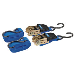 DRAPER Ratchet Tie Down Strap (4.5m, 25mm, 225kg, 2 Piece)