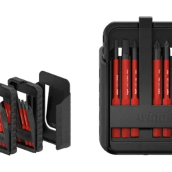 WIHA SlimBit VDE Bit Set (15 Piece, SL/PH/PZ/PZS/TX)