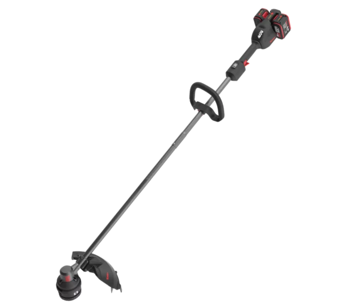 KRESS 2x20V Strimmer Kit (33cm, 2x 4Ah Batteries, 1x 4A Dual Charger)