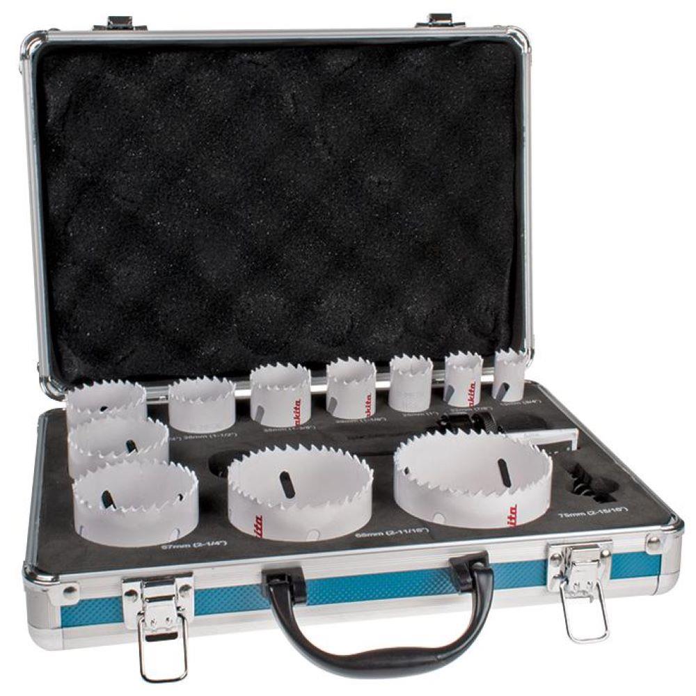 MAKITA Holesaw Set (14 Piece, 19-75mm, BiM) - Image 2