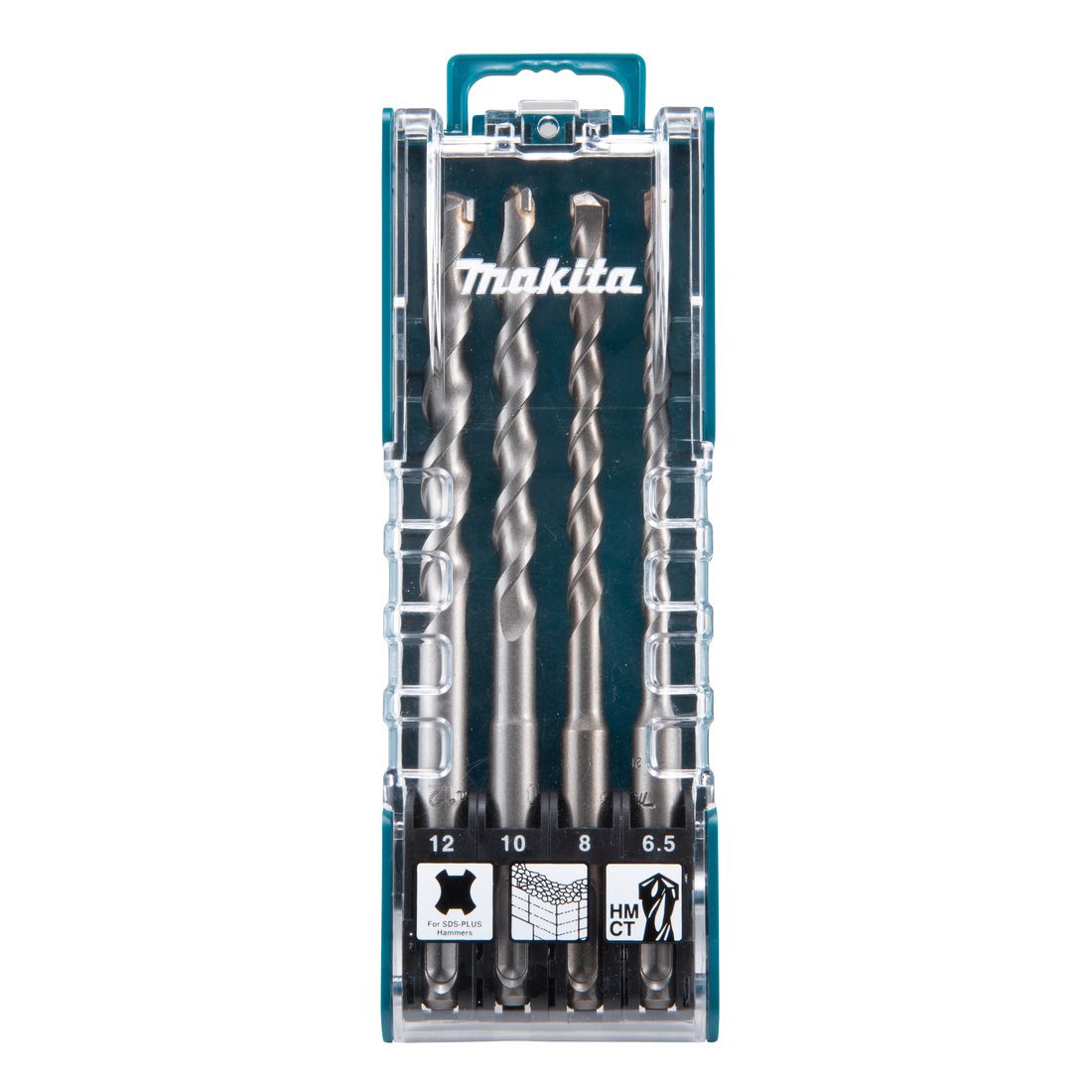 MAKITA SDS-Plus Bit Set (4 Piece, 6.5-12mm)