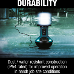 MAKITA 18V/220V Area Worklight (Bare Unit, 5500L) - Image 3