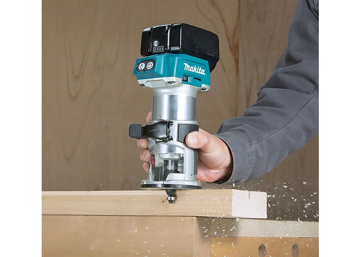 MAKITA 18V Router/Trimmer (Bare Unit, x3 Bases) - Image 2